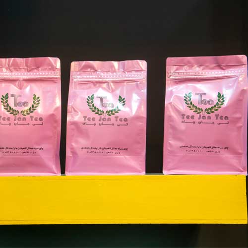 قیمت چای سیاه ممتاز لاهیجان ارگانیک با رایحه گل محمدی